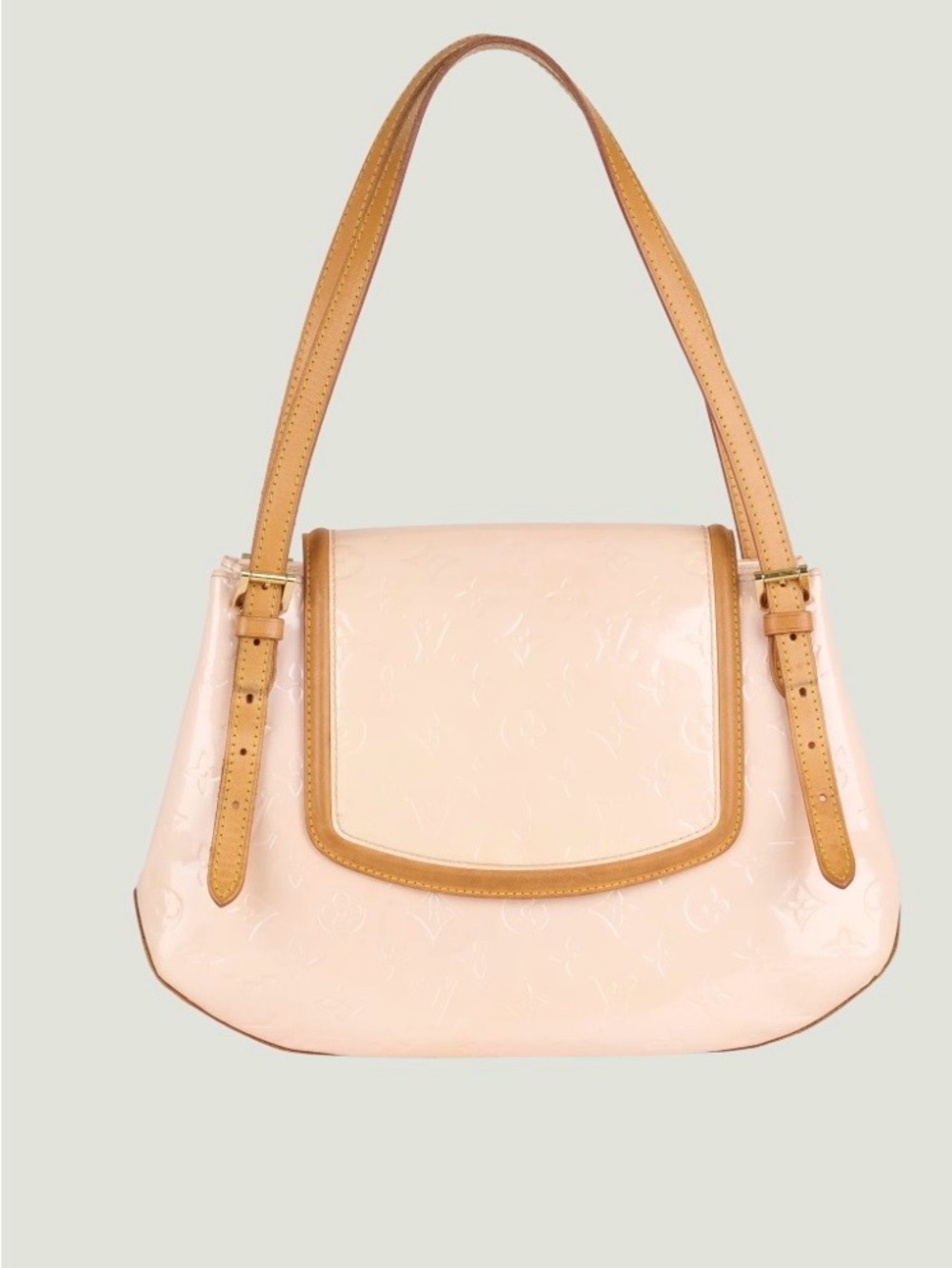 Louis Vuitton Biscayne Bay GM Pink Monogram Vernis Shoulder Bag